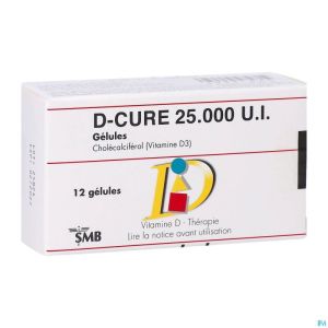 D-cure 25000ui Gelules 12