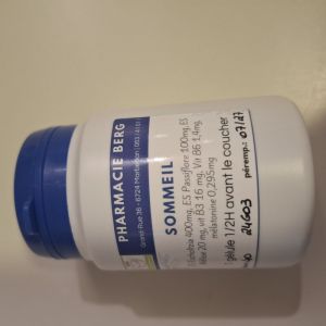 Pharmacie Berg – Gélules Sommeil – 20 gélules