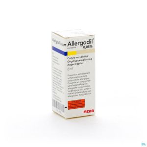 Allergodil collyre fl 6 ml