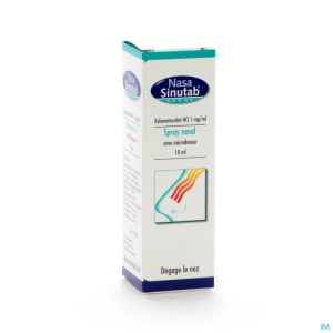 Nasasinutab spray 10 ml 0,1%