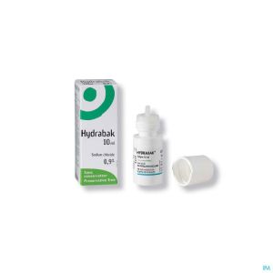 Hydrabak collyre hydratante nacl s/conservat. 10ml