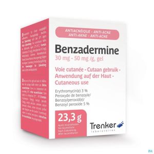 Benzadermine 30 mg/50 mg gel pot 23,3 g