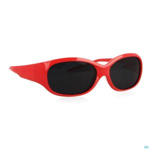 Eureka care lunette soleil enf. rouge-gris 2-4ans