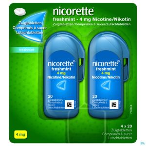 Nicorette freshmint comp a sucer  80x4mg