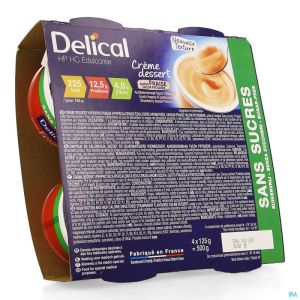 Delical Cremedessert Hp-hc Fraise S S 4x