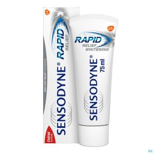 Sensodyne Rapid Relief Whitening Dentifrice 75ml