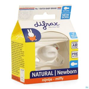 Difrax Sucette Natural Newborn Miffy