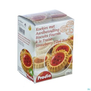 Prodia Biscuits Fourres Fraise 150g 5850