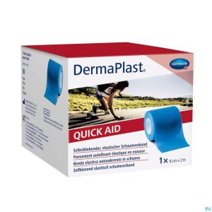 Dp Quickaid 6cm X 2m,bleu 1 P/s