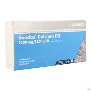 Sandoz calcium d3 comp a macher 90x1000 mg/880ie