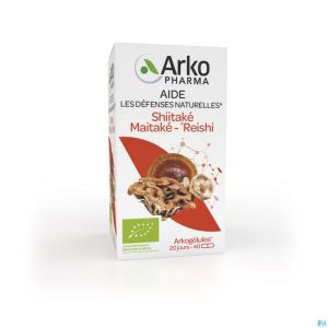 Arkogelules Shiitake Maitake Reishi Bio Caps 40