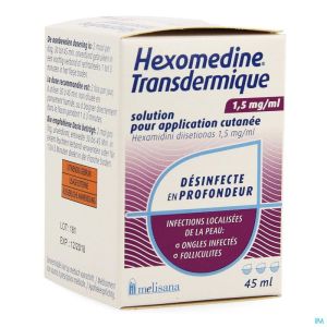 Hexomedine sol  45ml transcut