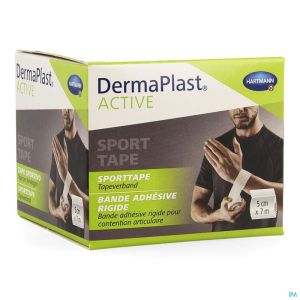 Dermaplast active sport tape blanc 5cm x 7m