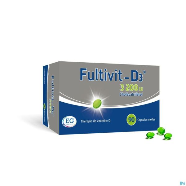 Fultivit-D3 EG 3200Ui Caps Molles 90