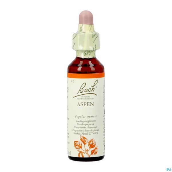 Bach flower remedie 02 aspen    20ml