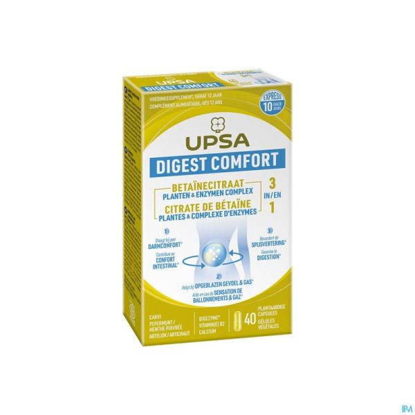 Upsa Digest Comfort Ballonnements Caps 40