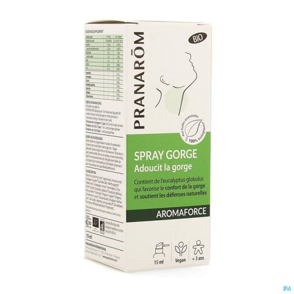 Aromaforce bio spray gorge 15ml