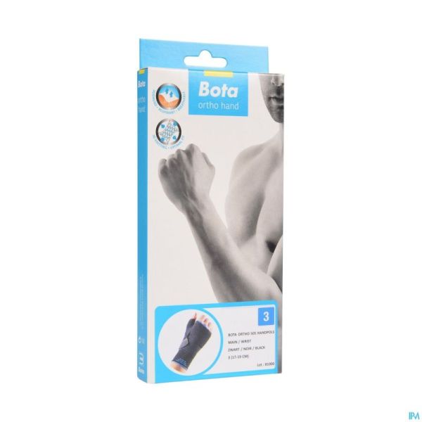 Bota Ortho Serre Poignet Main 505 Noir N3