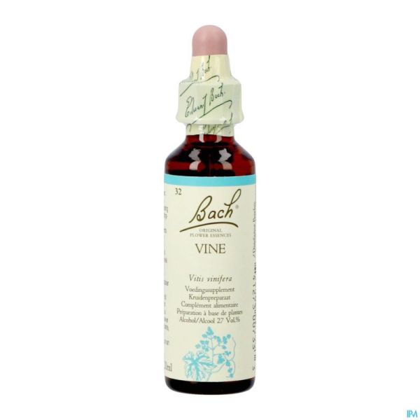 Bach Flower Remedie 32 Vine 20ml