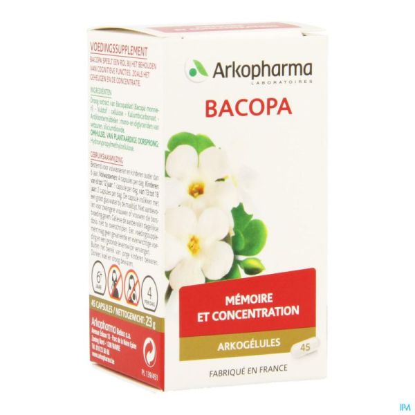 Arkogelules bacopa vegetal    45