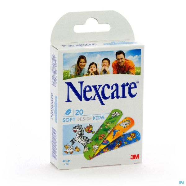 Nexcare 3m Soft Design Kids Assort.20