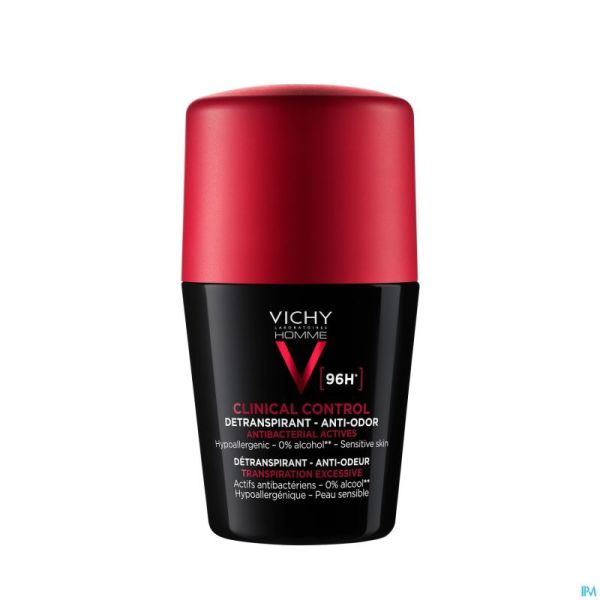 Vichy Homme Deo Roll Clinical Control 96h 50ml Nf