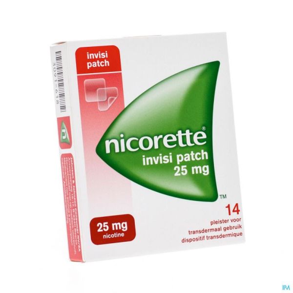 Nicorette invisi 25 mg patch 14