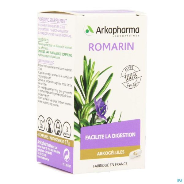 Arkogelules romarin vegetal 45