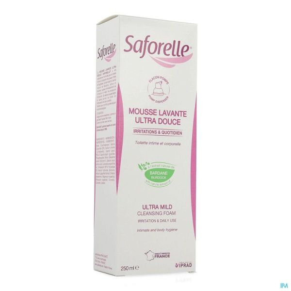 Saforelle Mousse Lavante Ultradouce 250ml