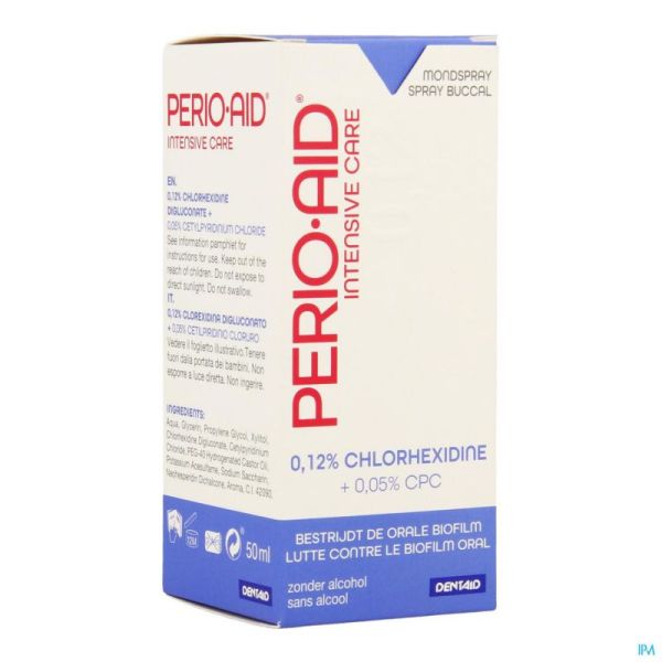 Perio.aid intensive care spray 0,12% 50ml