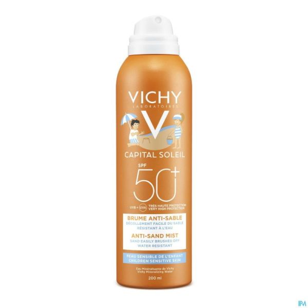 Vichy ideal soleil a/sable enfant. ip50+ brume 200ml