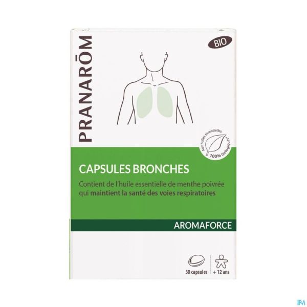 Pranarom Aromaforce Bio Bronches Caps 30