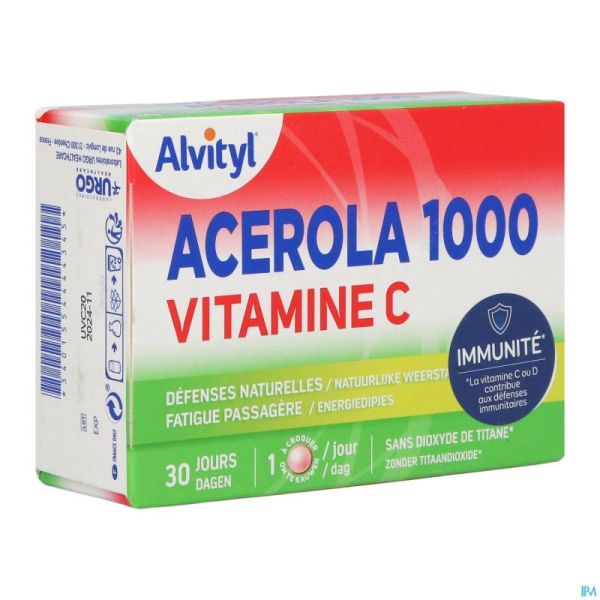 Alvityl Acerola Comp A Croquer 30