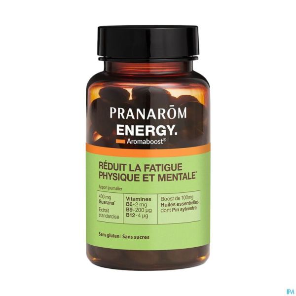 Pranarom Aromaboost Energy Caps 60