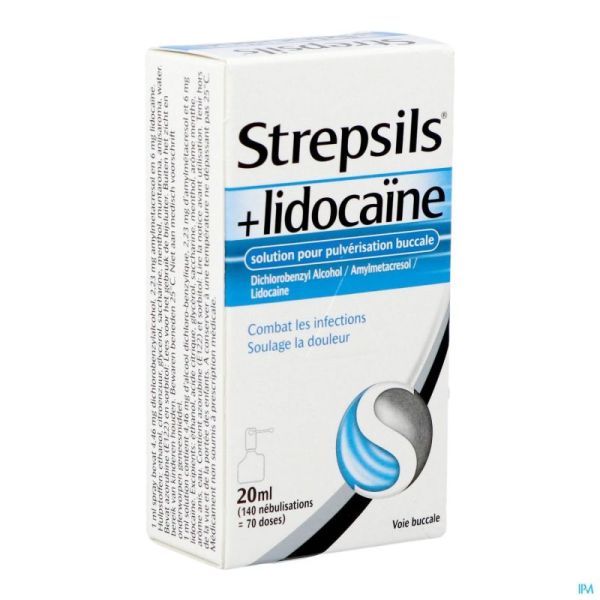 Strepsils lidocain keel spray gorge