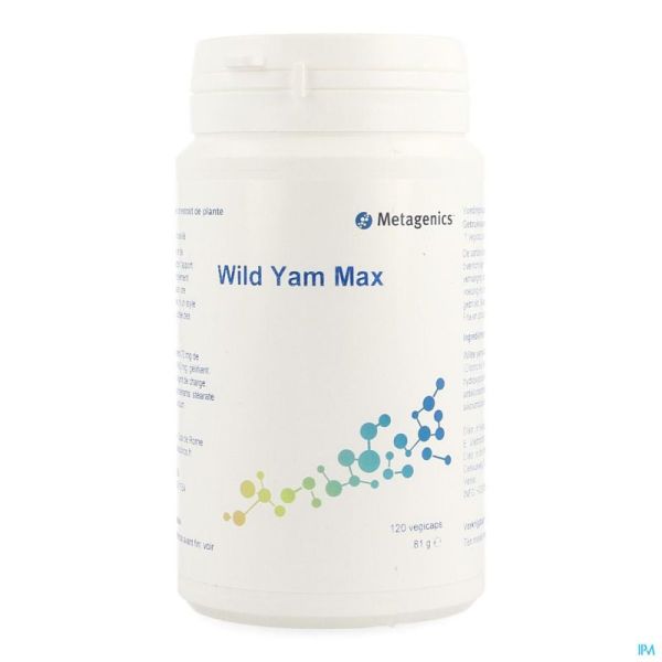 Wild Yam Max Caps 120 683 Metagenics