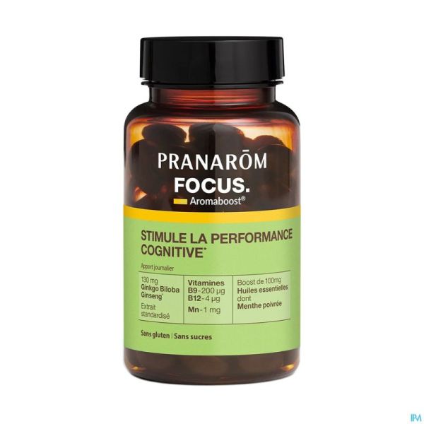 Pranarom Aromaboost Focus Caps 60