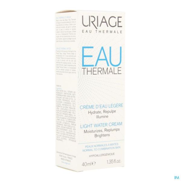 Uriage Eau Thermale Creme Eau Legere 40ml