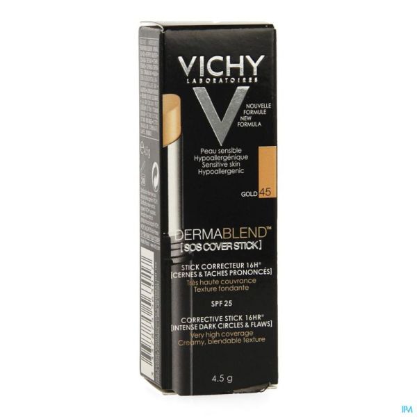 Vichy Fdt Dermablend Sos Cover Stick 45 14h 4,5g