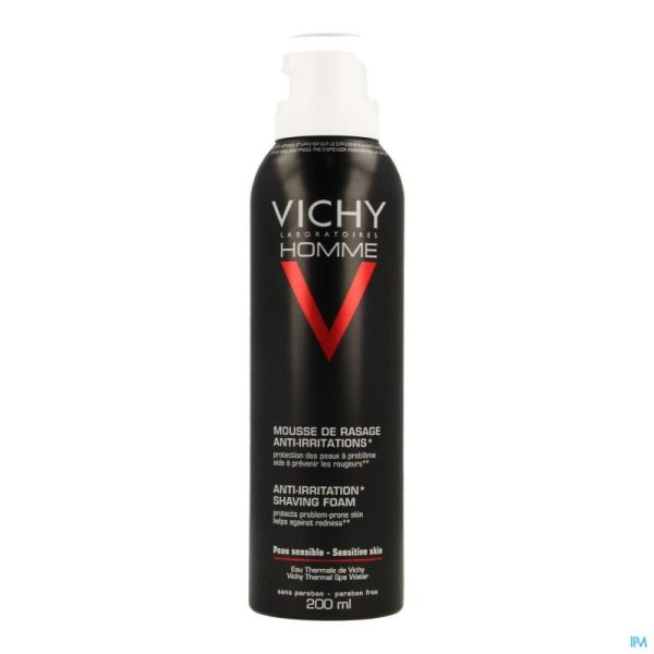 Vichy homme mousse a raser anti irrit. 200ml