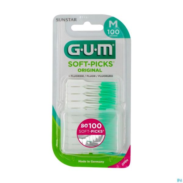 Gum Soft Picks Original Medium 100