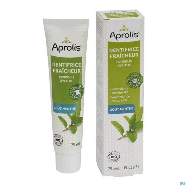 Dentifrice Fraicheur Aprolis Bio Tube 75ml