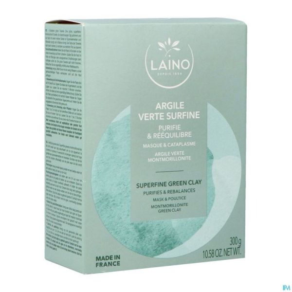 Laino Argile Pdr Surfine Verte Etui 300g
