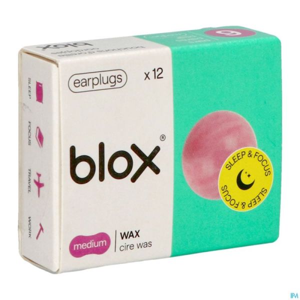 Blox Sleep Cire Bouchon Oreille 6 Paires