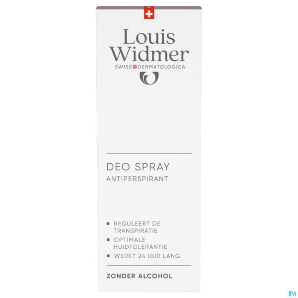 Widmer Body Deo Spray A/transpirant Parf 75ml