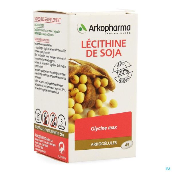 Arkogelules lecithin soja vegetal    45