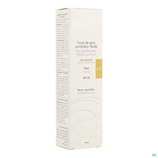 Avene Couvrance Fdt Correct. Fluide 4 Miel 30ml