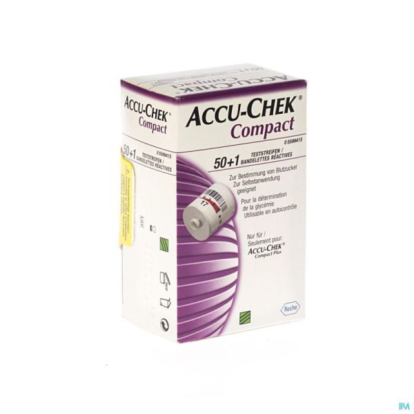 Accu Chek Compact Strips Glucose 3x17 5599415171