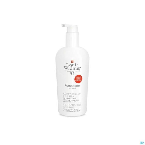 Widmer Remederm Dry Skin Lait Corps 5% U.parf400ml