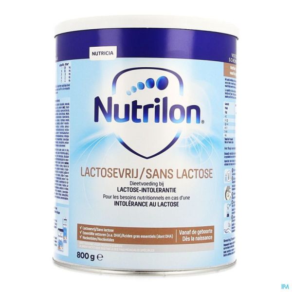 Nutrilon Sans Lactose Pdr 800g